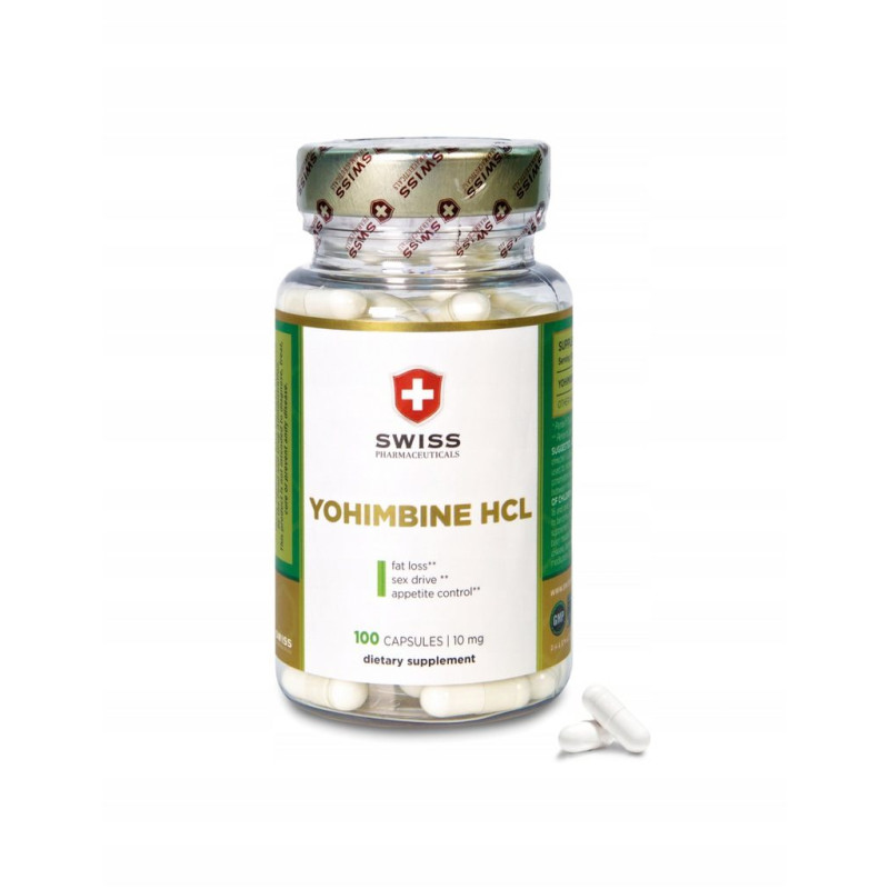 Swiss Pharmaceuticals YOHIMBINE 10mg 100 kaps.