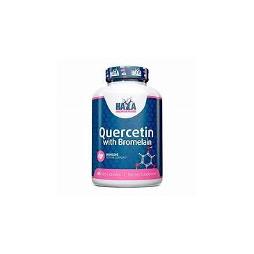Haya Labs Quercetin with Bromelain 120kaps.